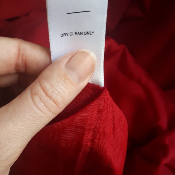 JACOB - Sleeveless red dress - Picture 6 of 7